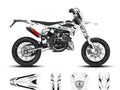 Kit de Gráficas para Motocross Beta Motard 200 - Diseño 06 - LedPro Racing