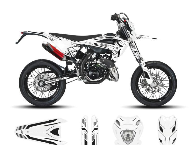 Kit de Gráficas para Motocross Beta Motard 200 - Diseño 06 - LedPro Racing