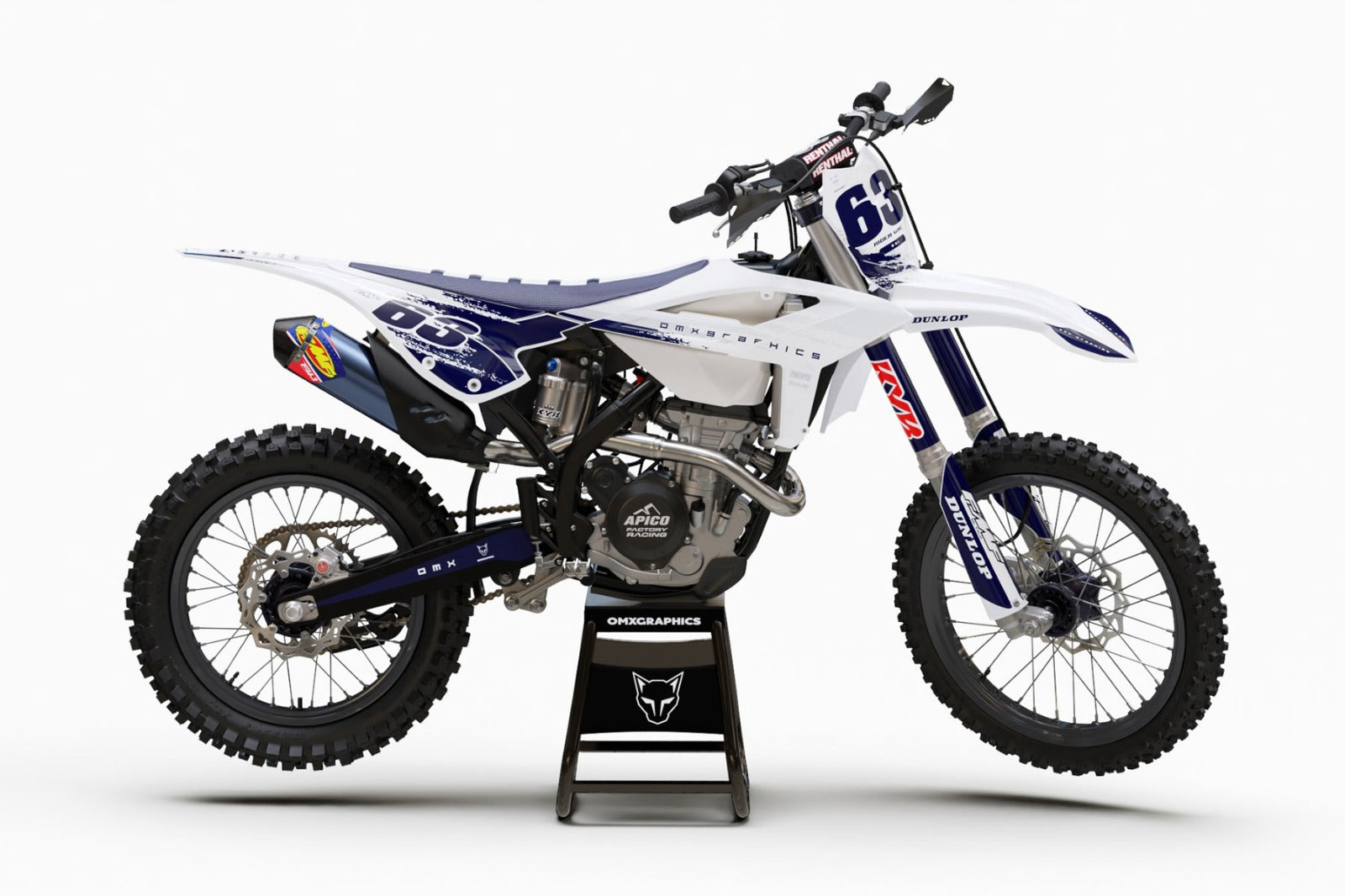 Kit de Gráficas para Motocross Beta RR 250/450 - Diseño 24 - LedPro Racing