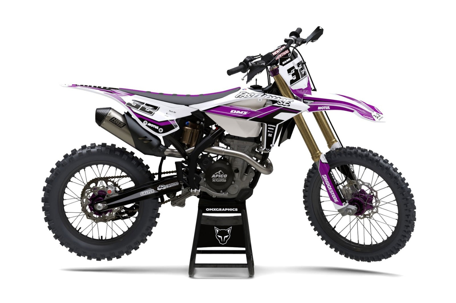 Kit de Gráficas para Motocross Beta RR 250/450 - Diseño 29 - LedPro Racing