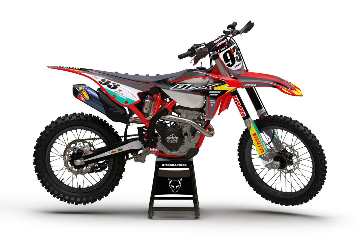 Kit de Gráficas para Motocross Beta RR 250/450 - Diseño 33 - LedPro Racing