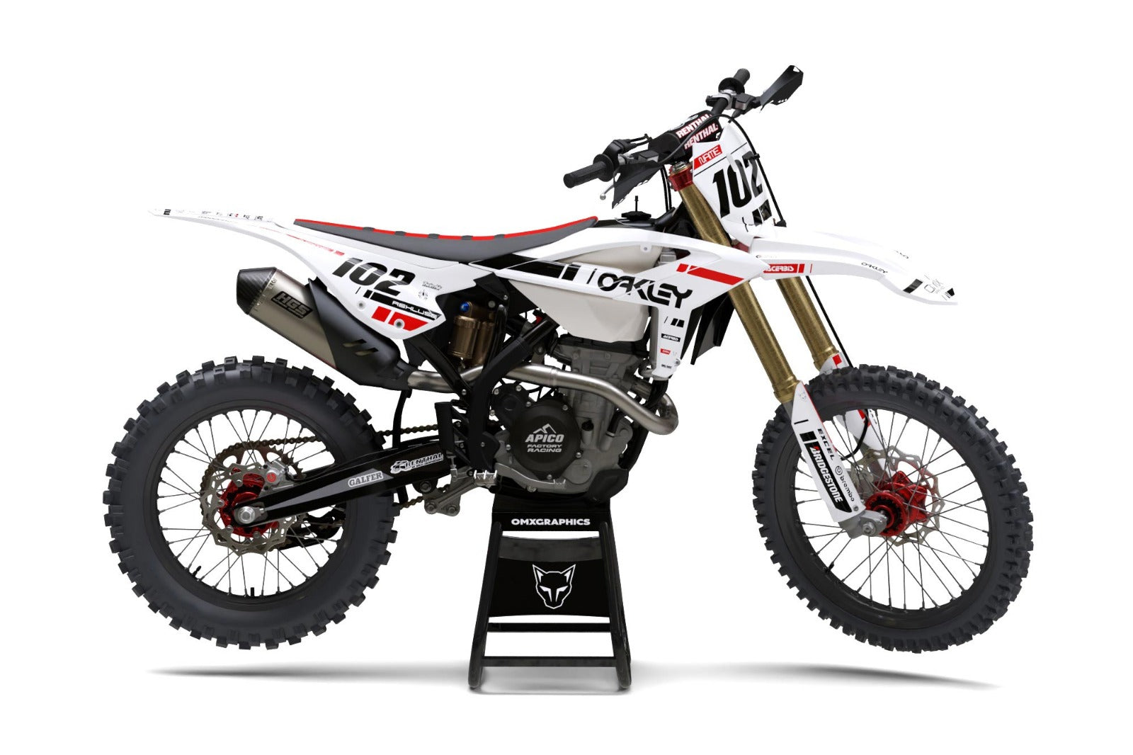 Kit de Gráficas para Motocross Beta RR 250/450 - Diseño 34 - LedPro Racing