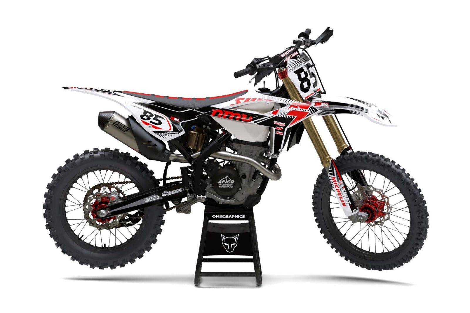 Kit de Gráficas para Motocross Beta RR 250/450 - Diseño 39 - LedPro Racing