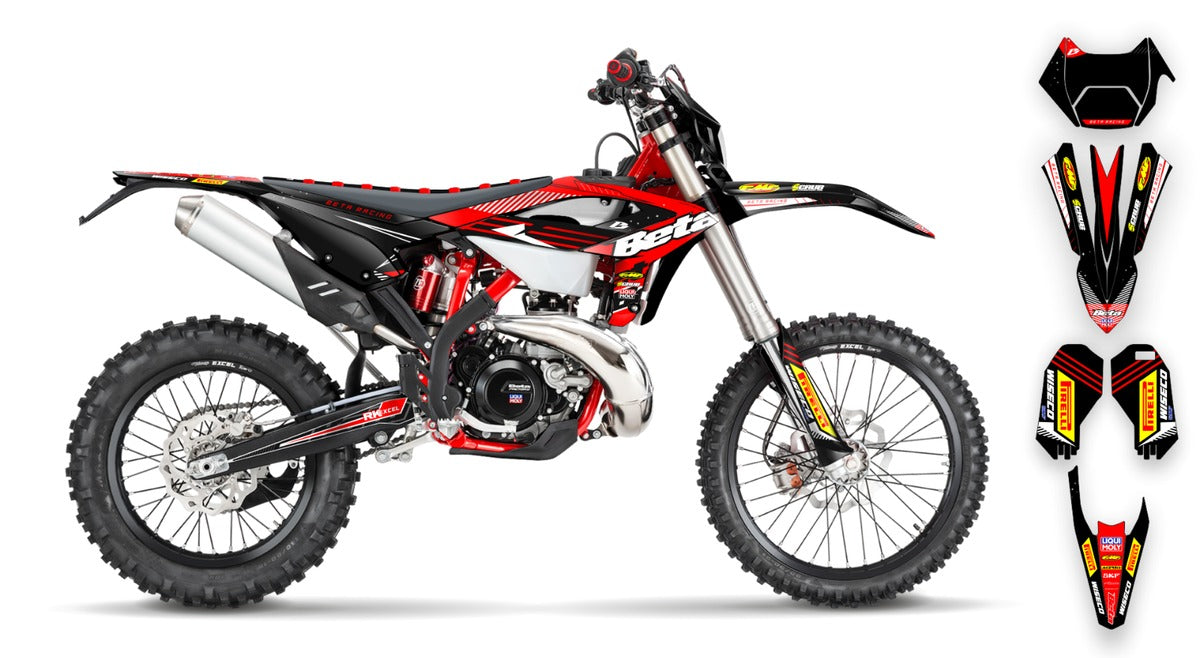 Kit de Gráficas para Motocross Beta RR 250/450 - Diseño 41 - LedPro Racing
