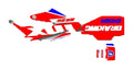 Kit de Gráficas para Motocross Honda CR - Diseño 09 - LedPro Racing
