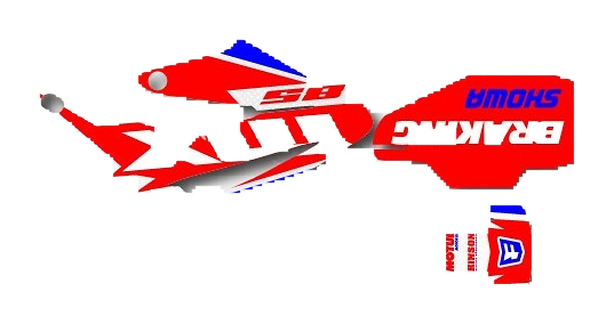 Kit de Gráficas para Motocross Honda CR - Diseño 09 - LedPro Racing