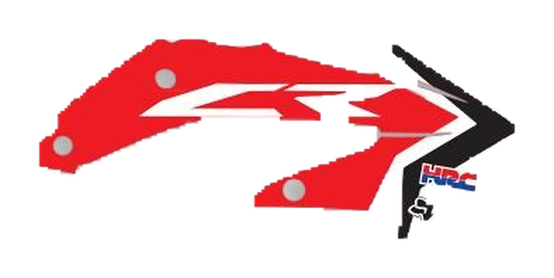 Kit de Gráficas para Motocross Honda CR - Diseño 10 - LedPro Racing