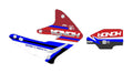 Kit de Gráficas para Motocross Honda CR - Diseño 11 - LedPro Racing