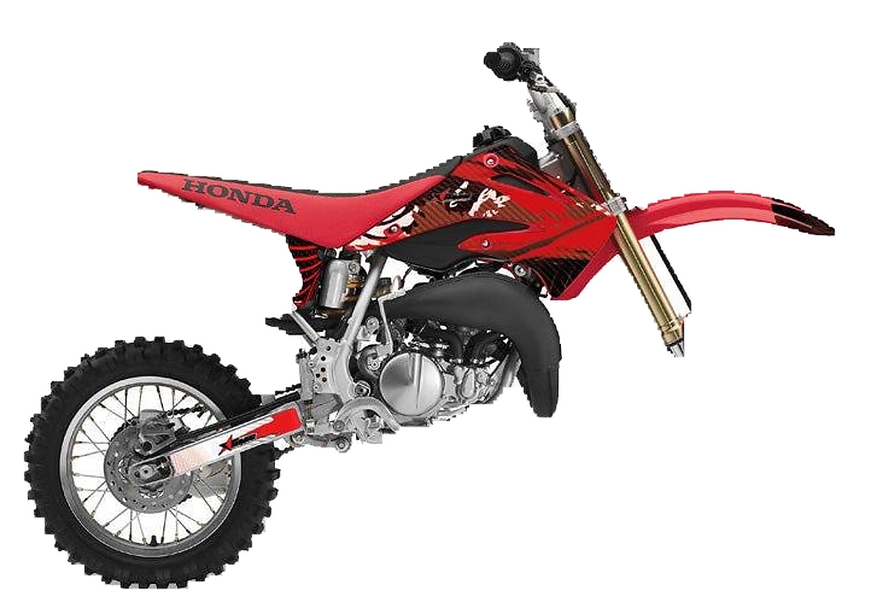 Kit de Gráficas para Motocross Honda CR - Diseño 18 - LedPro Racing