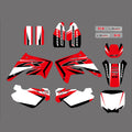 Kit de Gráficas para Motocross Honda CR - Diseño 26 - LedPro Racing