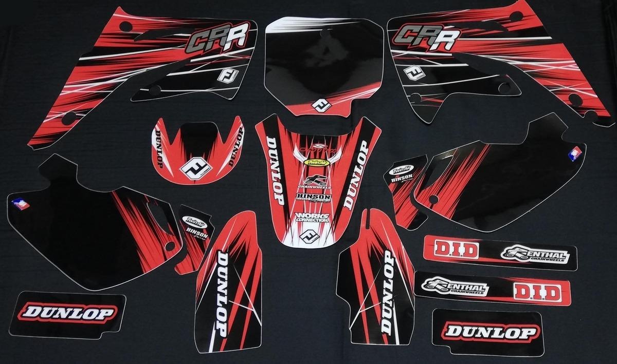 Kit de Gráficas para Motocross Honda CR - Diseño 28 - LedPro Racing