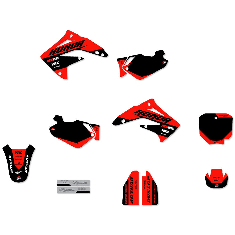 Kit de Gráficas para Motocross Honda CR - Diseño 32 - LedPro Racing