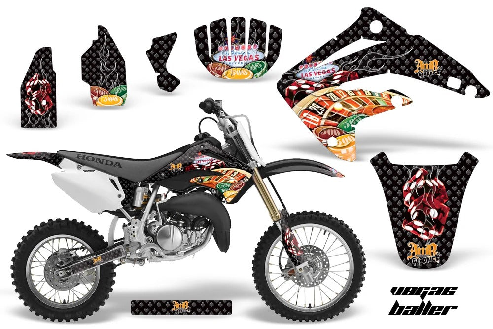 Kit de Gráficas para Motocross Honda CR - Diseño 35 - LedPro Racing