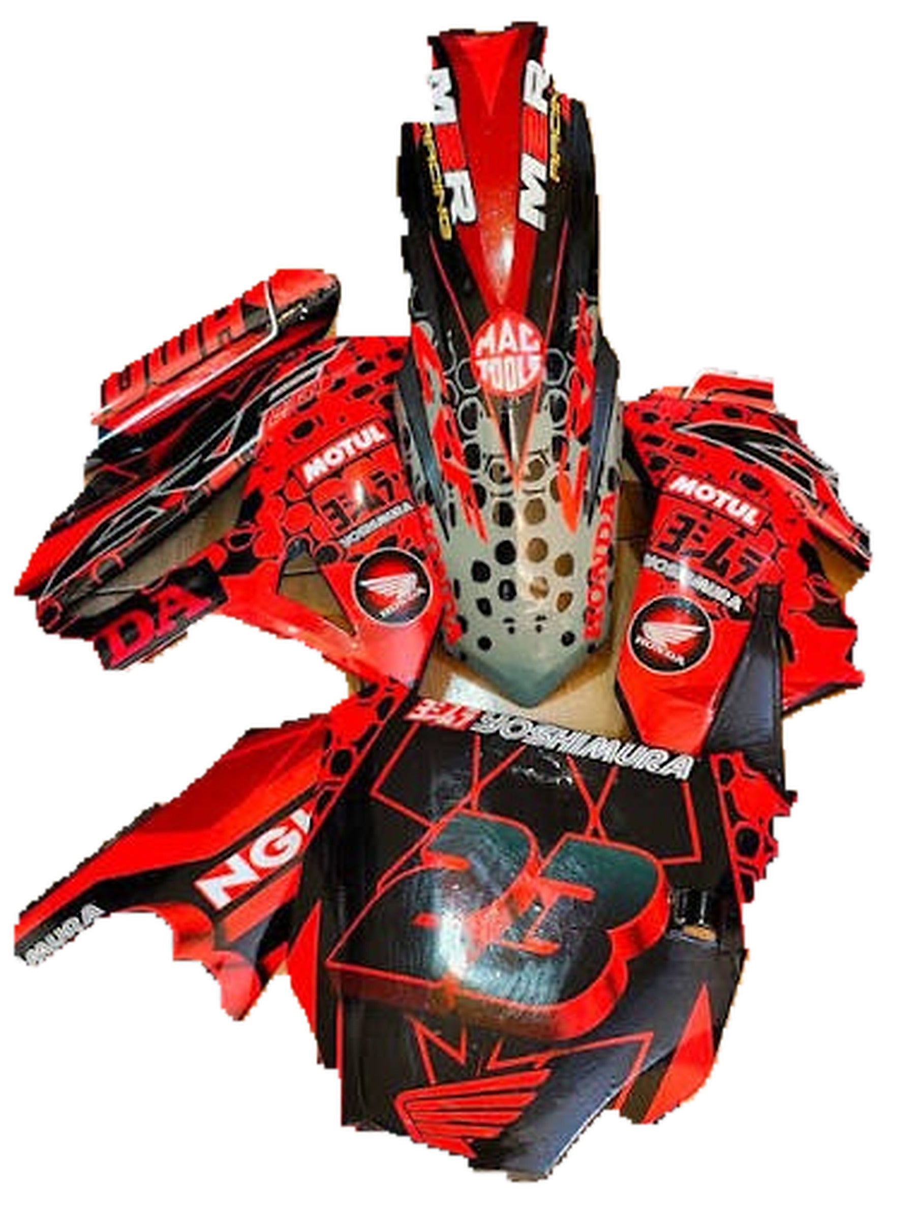 Kit de Gráficas para Motocross Honda CRF - Diseño 03 - LedPro Racing