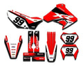 Kit de Gráficas para Motocross Honda XR Tornado - Diseño 04 - LedPro Racing