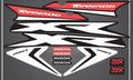 Kit de Gráficas para Motocross Honda XR Tornado - Diseño 08 - LedPro Racing