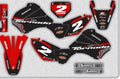 Kit de Gráficas para Motocross Honda XR Tornado - Diseño 18 - LedPro Racing