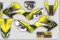 Kit de Gráficas para Motocross Honda XR Tornado - Diseño 22 - LedPro Racing