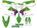 Kit de Gráficas para Motocross Kawasaki KLX - Diseño 07 - LedPro Racing