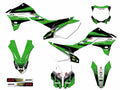 Kit de Gráficas para Motocross Kawasaki KLX - Diseño 09 - LedPro Racing