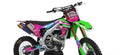 Kit de Gráficas para Motocross Kawasaki KX 250/450 - Diseño 55 - LedPro Racing