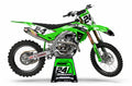 Kit de Gráficas para Motocross Kawasaki KX 250/450 - Diseño 56 - LedPro Racing