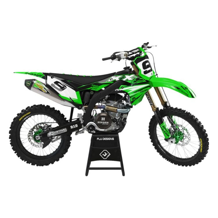 Kit de Gráficas para Motocross Kawasaki KX 250/450 - Diseño 59 - LedPro Racing