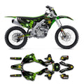 Kit de Gráficas para Motocross Kawasaki KX 250/450 - Diseño 62 - LedPro Racing