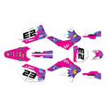 Kit de Gráficas para Motocross Kawasaki KX 250/450 - Diseño 65 - LedPro Racing