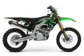 Kit de Gráficas para Motocross Kawasaki KX 250/450 - Diseño 70 - LedPro Racing