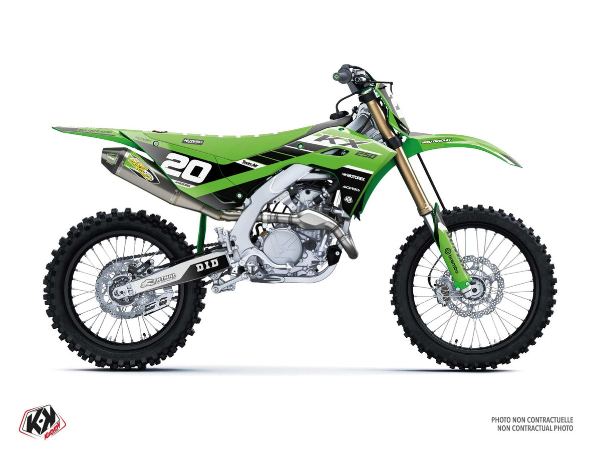 Kit de Gráficas para Motocross Kawasaki KX 250/450 - Diseño 72 - LedPro Racing