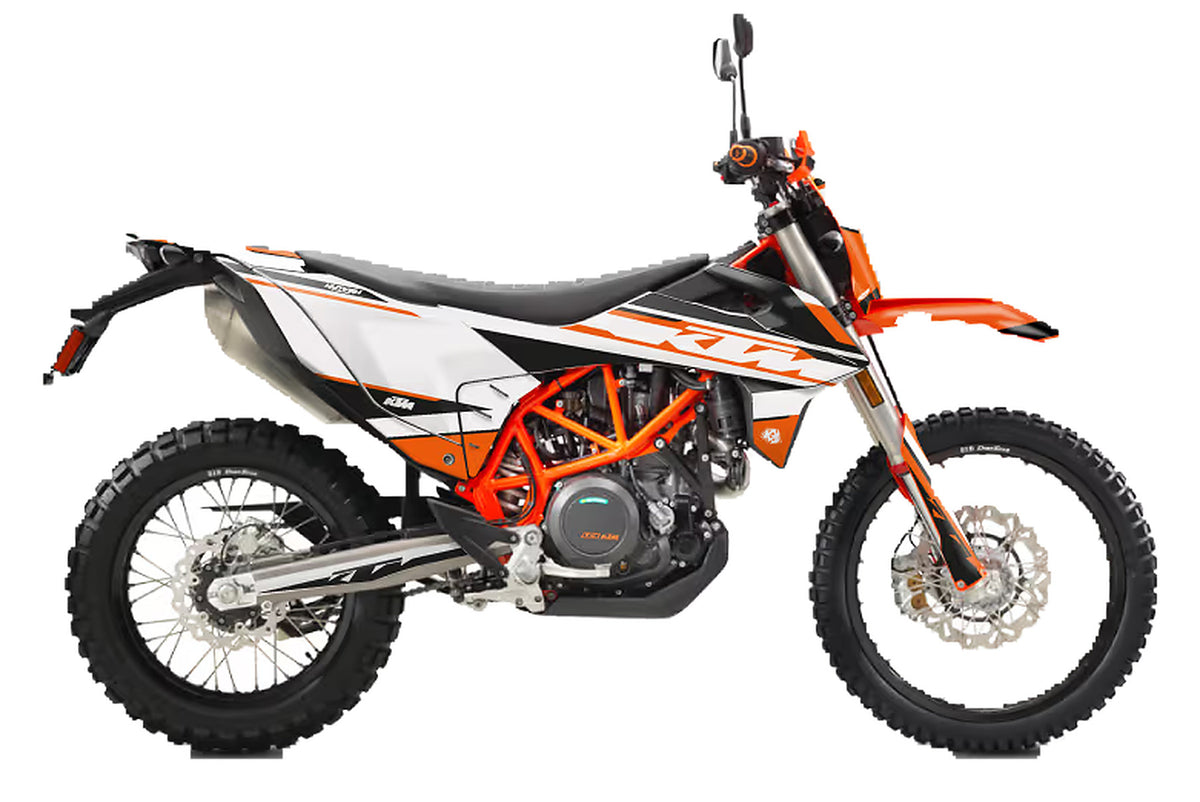 Kit de Gráficas para Motocross KTM Enduro - Diseño 08 - LedPro Racing