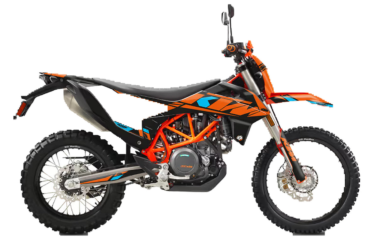 Kit de Gráficas para Motocross KTM Enduro - Diseño 09 - LedPro Racing