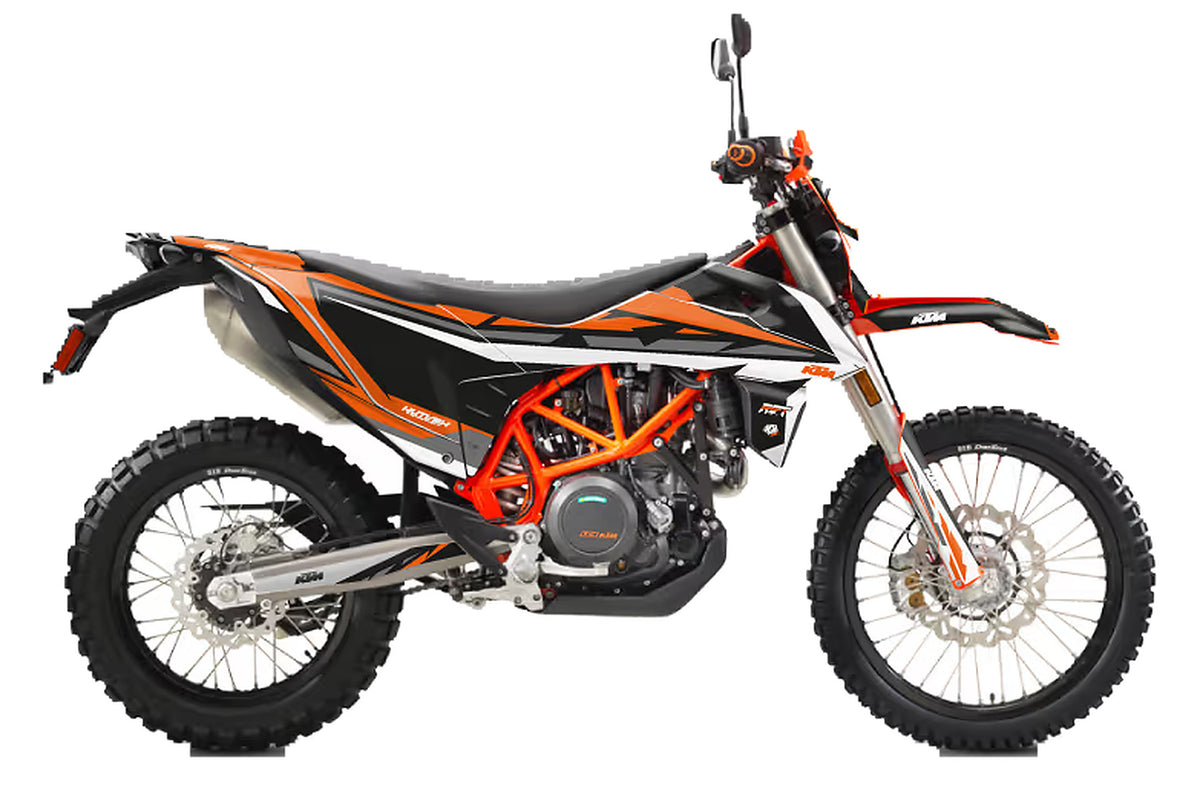 Kit de Gráficas para Motocross KTM Enduro - Diseño 12 - LedPro Racing