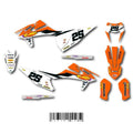 Kit de Gráficas para Motocross KTM Enduro - Diseño 17 - LedPro Racing