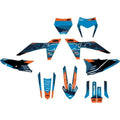 Kit de Gráficas para Motocross KTM Enduro - Diseño 22 - LedPro Racing