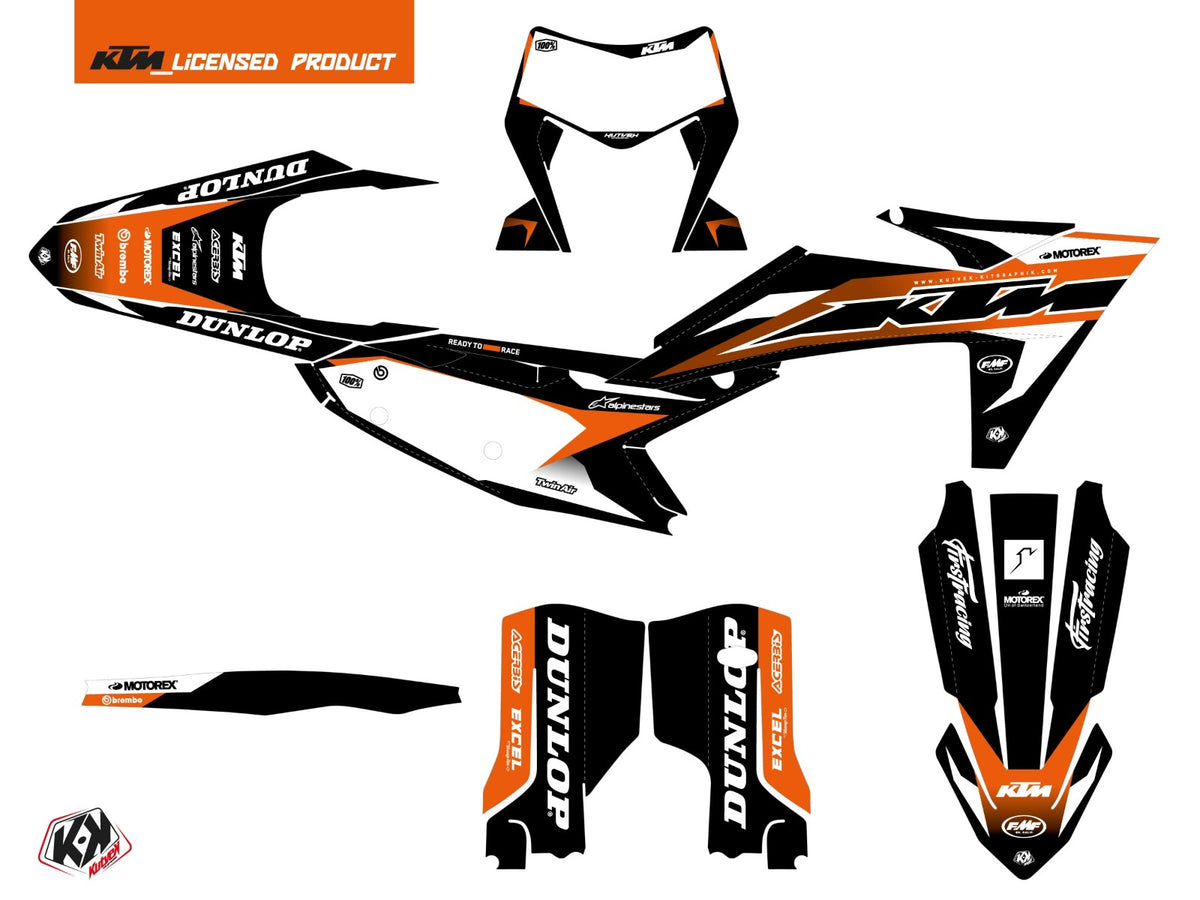 Kit de Gráficas para Motocross KTM Enduro - Diseño 32 - LedPro Racing