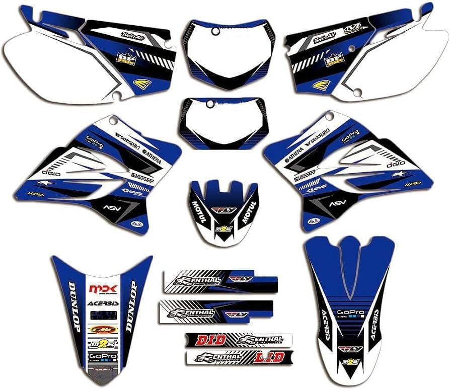 Kit de Gráficas para Motocross Yamaha TT-R - Diseño 07 - LedPro Racing