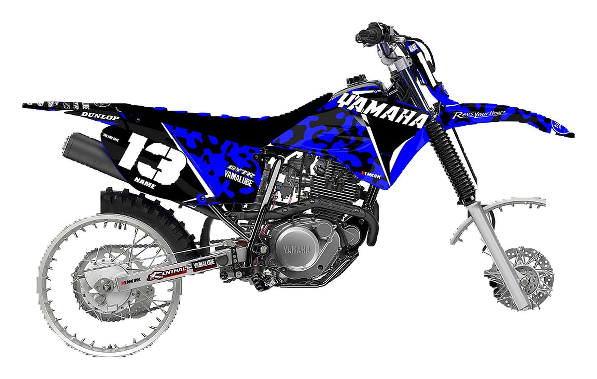 Kit de Gráficas para Motocross Yamaha TT-R - Diseño 14 - LedPro Racing