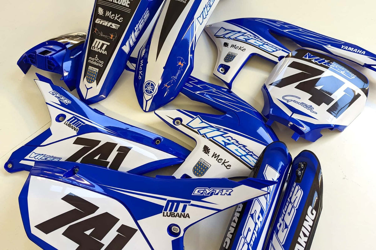 Kit de Gráficas para Motocross Yamaha YZ 250/450 - Diseño 44 - LedPro Racing