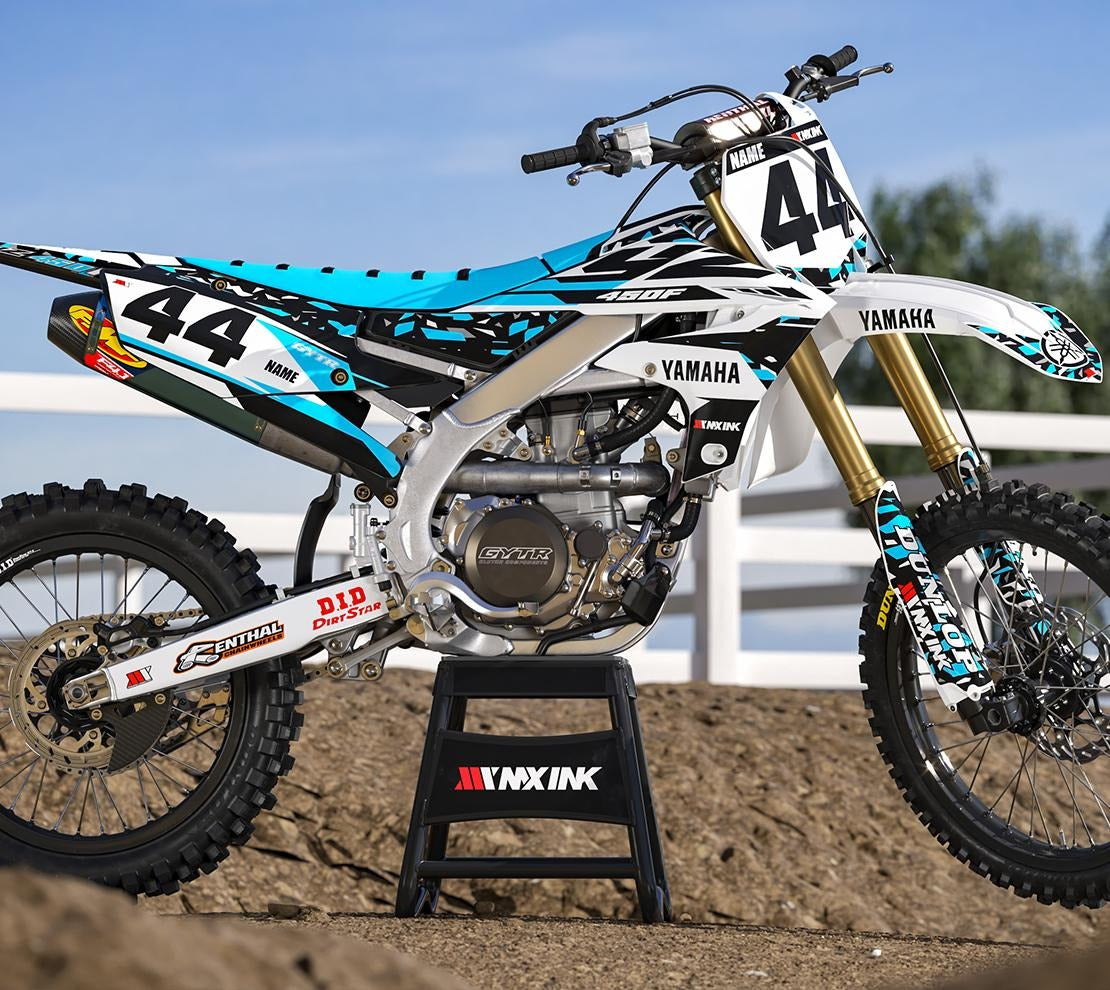 Kit de Gráficas para Motocross Yamaha YZ 250/450 - Diseño 46 - LedPro Racing