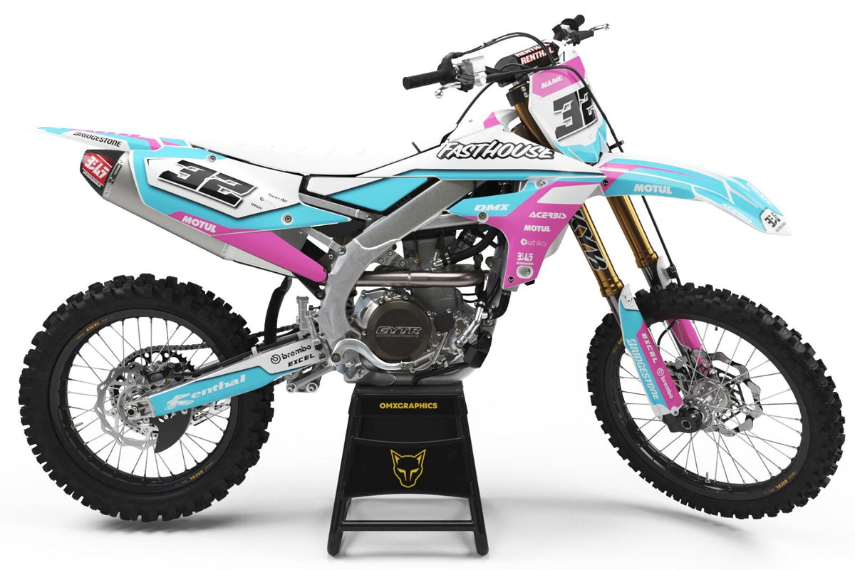 Kit de Gráficas para Motocross Yamaha YZ 250/450 - Diseño 49 - LedPro Racing