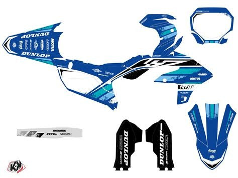 Kit de Gráficas para Motocross Yamaha YZ 250/450 - Diseño 50 - LedPro Racing