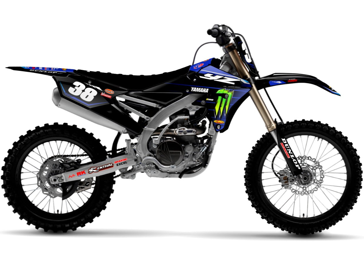 Kit de Gráficas para Motocross Yamaha YZ 250/450 - Diseño 59 - LedPro Racing