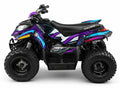 Kit de gráficas para ATV Polaris Outlaw - Diseño 11 Neon Circuit - LedPro Racing