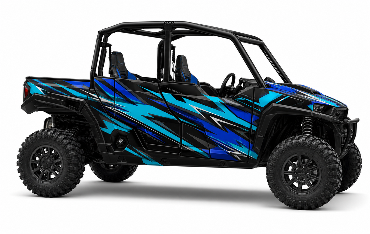 Kit de gráficas para UTV Polaris 4 Plazas - APEX VOLT - LedPro Racing