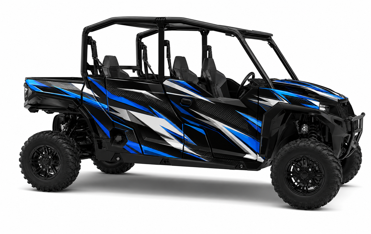 Kit de gráficas para UTV Polaris 4 Plazas - COBALT FANG - LedPro Racing