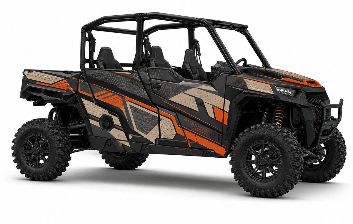 Kit de gráficas para UTV Polaris 4 Plazas - DESERT OPS - LedPro Racing