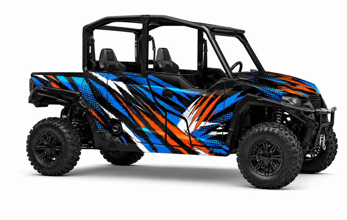 Kit de gráficas para UTV Polaris 4 Plazas - ELECTRIC TIGER - LedPro Racing
