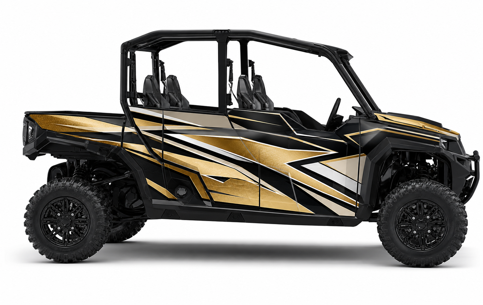 Kit de gráficas para UTV Polaris 4 Plazas - GOLD RUSH - LedPro Racing